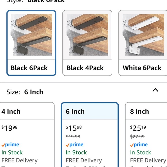 Goovilla Heavy Duty Floating Shelf Modern Black Wall Hidden Brackets - Picture 2 of 7